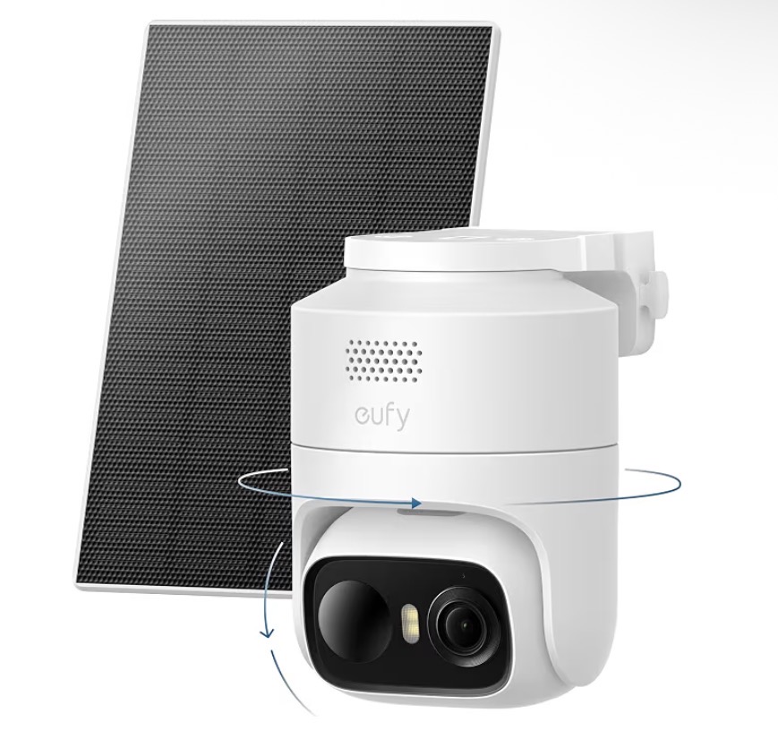 eufy Security eufyCam C37 2K Solar Security Camera Outdoor Wireless