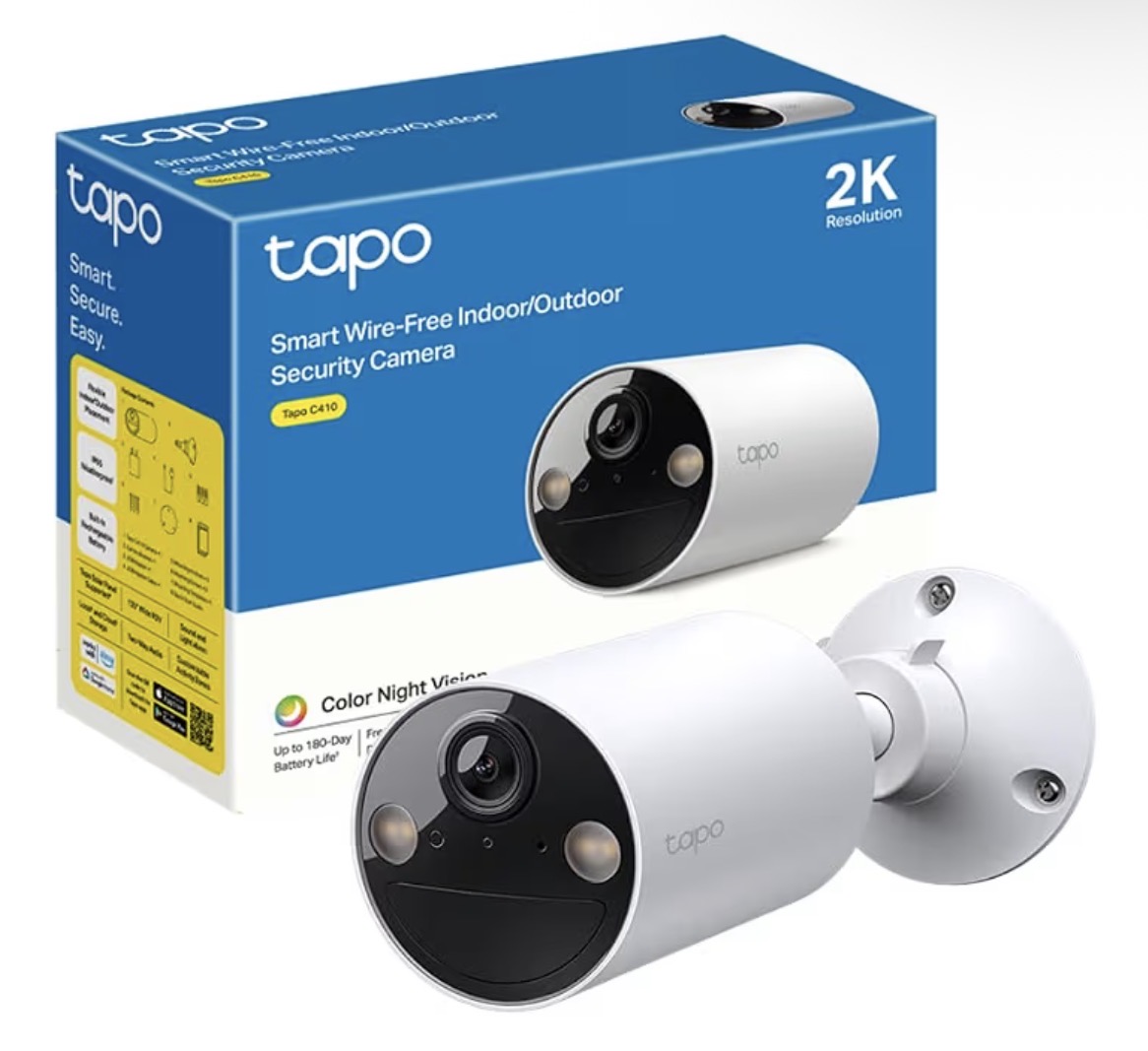 Tapo C410 Outdoor/Indoor Battery Wi-Fi Camera (battery powered camera)