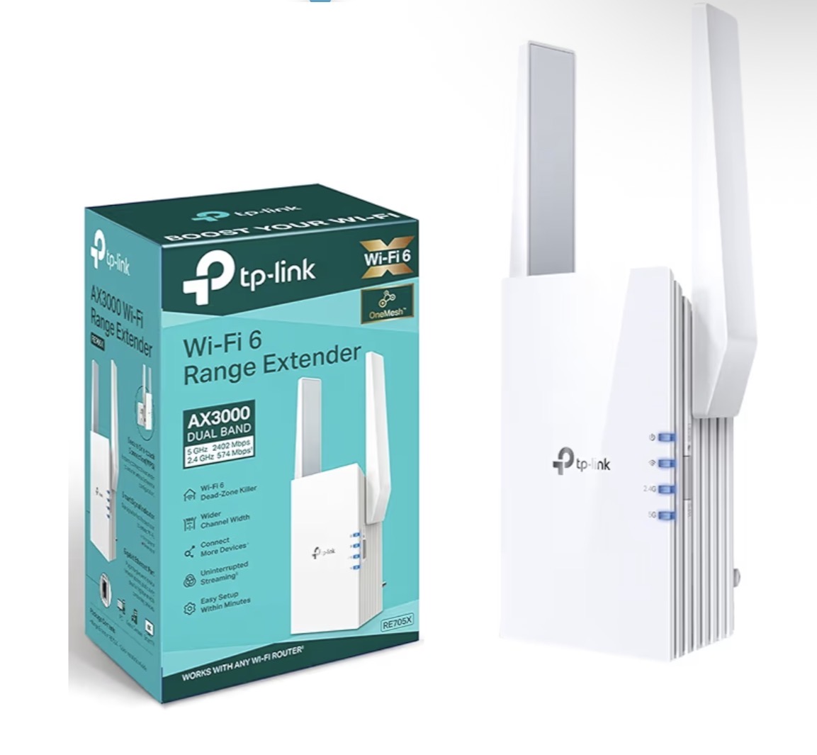 TP-Link RE705X New AX3000 Mesh WiFi 6 Extender