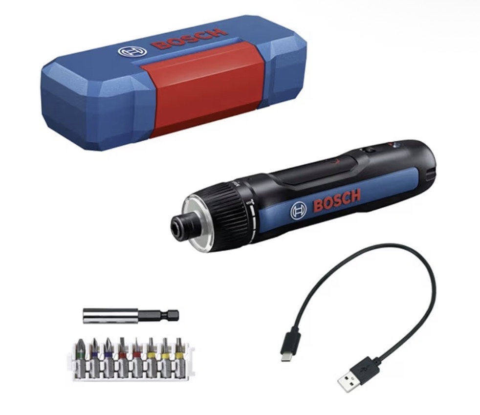 Bosch Professional Bosch GO 3 Cordless Screwdriver with 8-Piece Bit Set