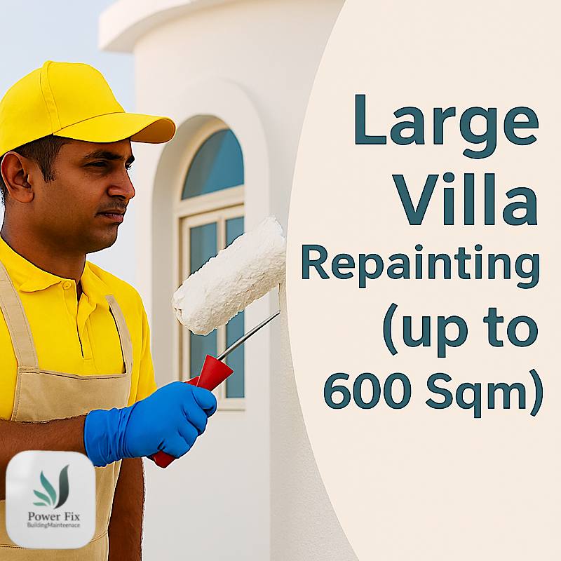 Large Villa Repainting (Up to 600 sqm)